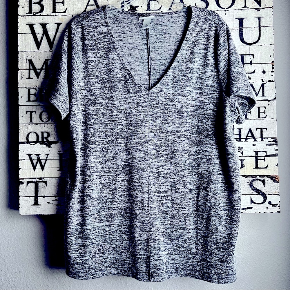 Charcoal Grey V-Neck shirt